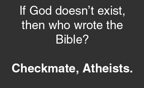 Checkmate, atheists